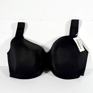 Le Mystere NEW 44G Dream Tisha Full T-Shirt Bra Black 44G Adjustable Straps